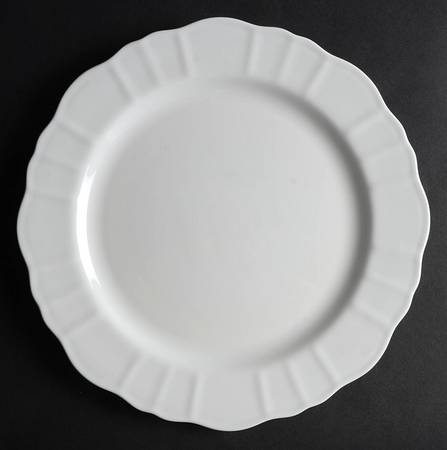 Romantica White Dinner Plate