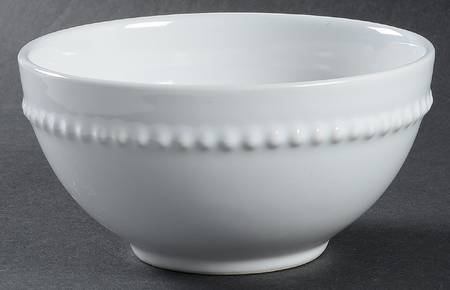 Perola White Soup/Cereal Bowl
