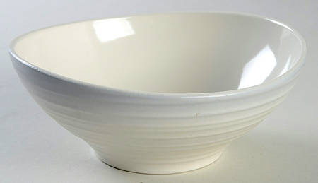 Swirl Ombre Grey Soup/Cereal Bowl