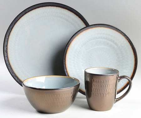 Anastasia Blue 4 Piece Place Setting