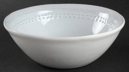 Ethnic White Soup/Cereal Bowl