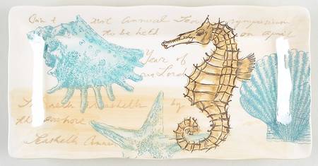 Seahorse 13" Rectangular Tray