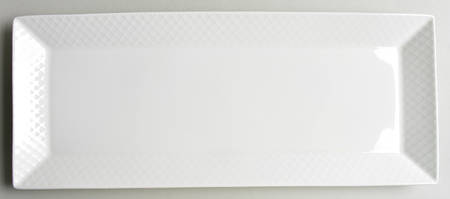Trellis White 15" Bread Tray