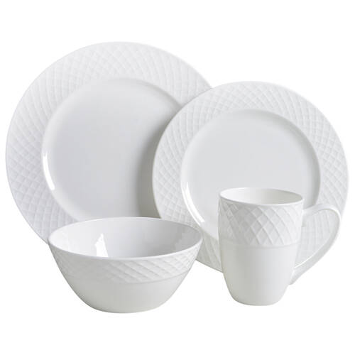 Trellis White 32 Piece Estate Set