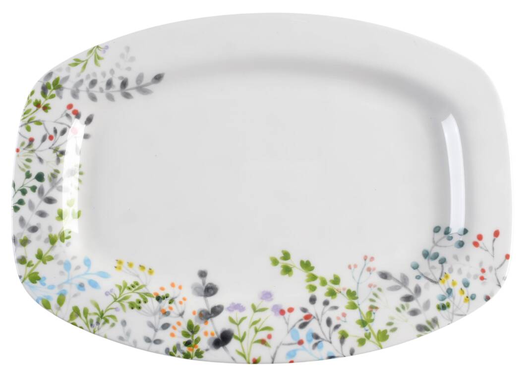 Tivoli Garden 14" Rectangular Serving Platter