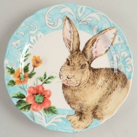Cottonail Bunny Salad Plate