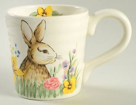 Bunny Floral Mug