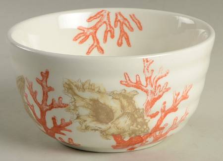 Coral Garland Soup/Cereal Bowl