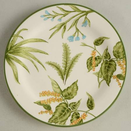 Palm and Fern Salad Plate