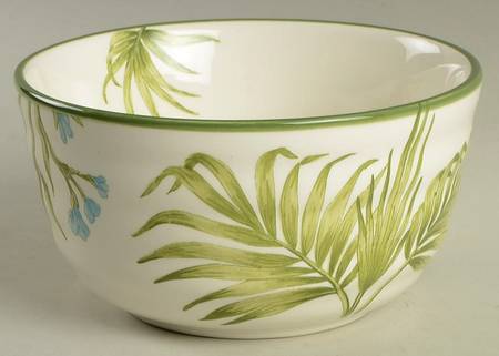 Palm and Fern Soup/Cereal Bowl