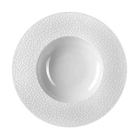 Baghera White Large Rim Soup Bowl