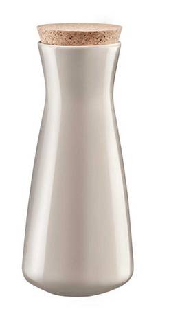 Yaka Taupe 35 Oz Pitcher & Cork Stopper