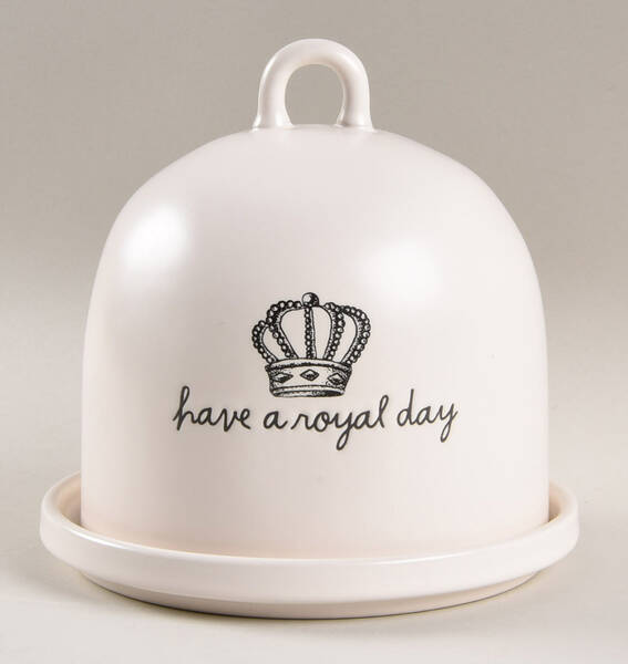 Crown Muffin Dish & Lid by Magenta