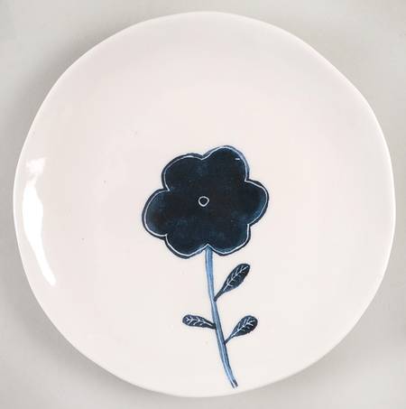 Indigo Dreams Salad/Dessert Plate