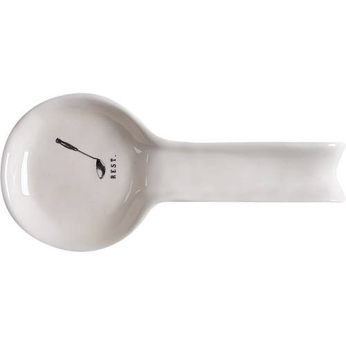 Kitchen Icon Spoon Rest/Holder (Holds 1 Spoon)