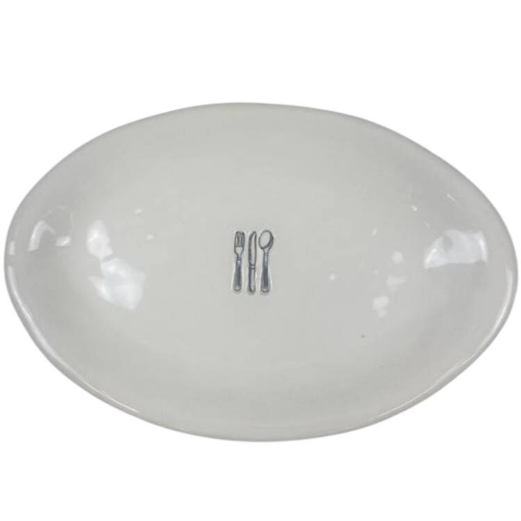 Kitchen Icon 8" Oval Plate