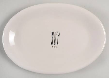 Kitchen Icon 8" Oval Plate