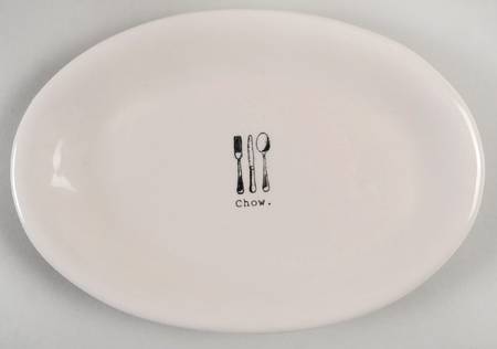 Kitchen Icon 8" Oval Plate