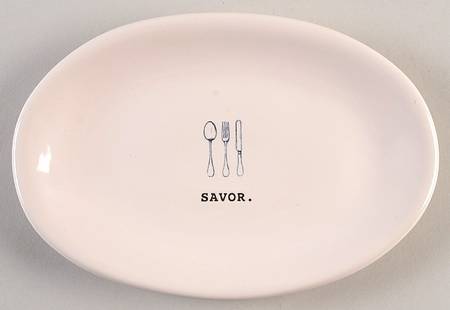 Kitchen Icon 8" Oval Plate