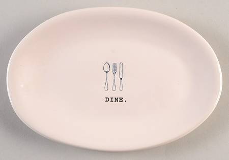 Kitchen Icon 8" Oval Plate