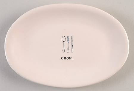 Kitchen Icon 8" Oval Plate