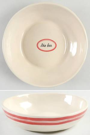 French Picnic 8" Individual Pasta Bowl
