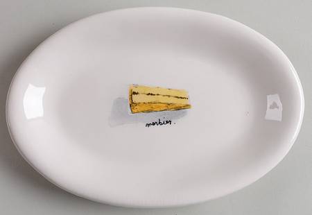 Cheese (Fromage) 8" Oval Plate