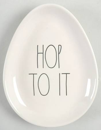 Farmhouse 8" Egg Shape Plate