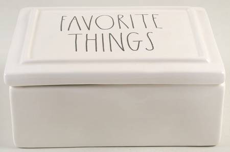 Farmhouse Trinket Box with Lid