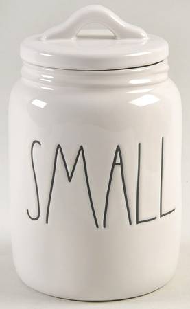 Farmhouse Small Canister & Lid
