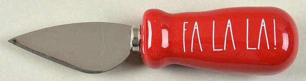 Farmhouse Holiday Cheese Knife with Stainless Blade