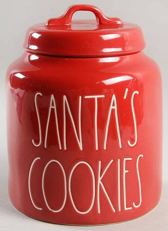 Farmhouse Cookie Jar & Lid