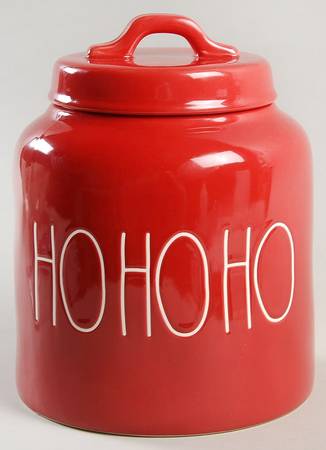 Farmhouse Cookie Jar & Lid