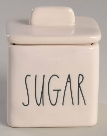 Farmhouse Square Sugar Bowl & Lid