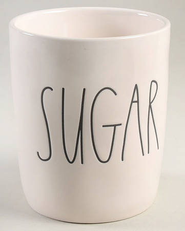 Farmhouse Sugar Canister No Wood Lid