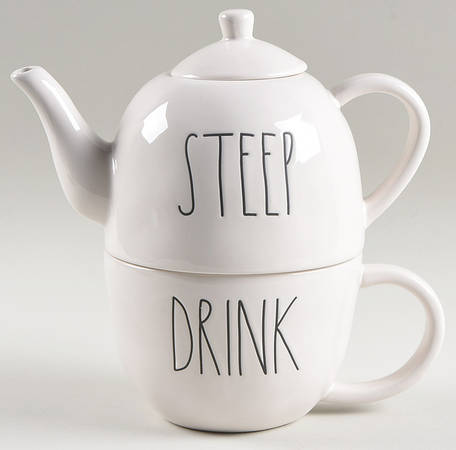 Farmhouse Tea for 1-Individual Teapot & Mug