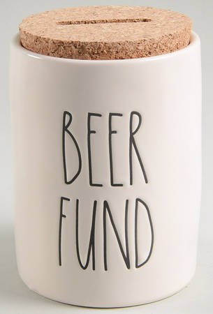 Farmhouse Bank with Cork Lid