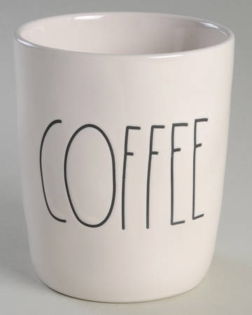 Farmhouse Coffee Canister No Wood Lid