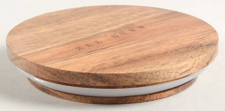 Farmhouse Wood Lid for Medium Canister