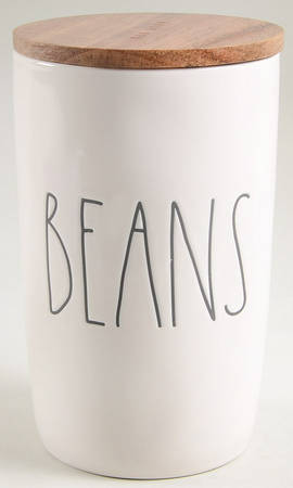 Farmhouse Medium Canister & Wood Lid