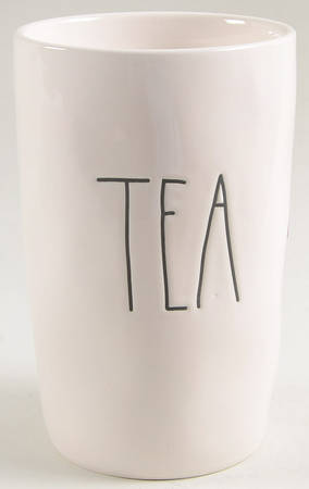 Farmhouse Tea Canister No Wood Lid