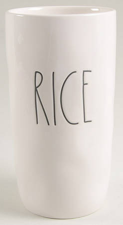 Farmhouse Rice Canister No Wood Lid
