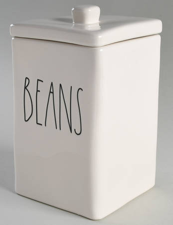 Farmhouse Bean Canister & Lid