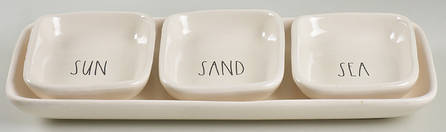 Farmhouse (Set of 3 Motif) Rectangular Dish & 13" Tray