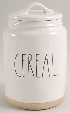 Farmhouse Cereal Canister & Lid