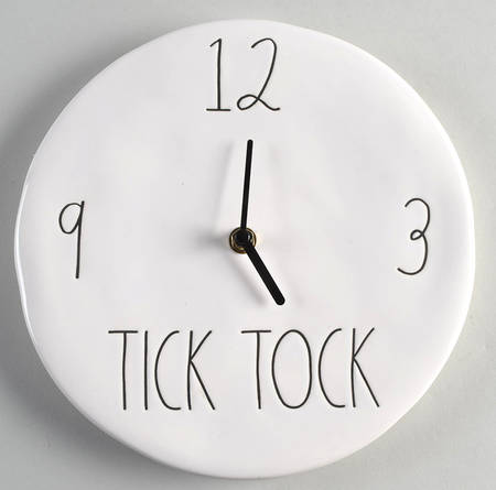 Farmhouse Clock Plate