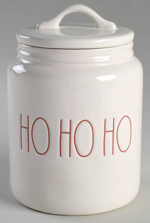 Farmhouse Holiday Treat Jar & Lid