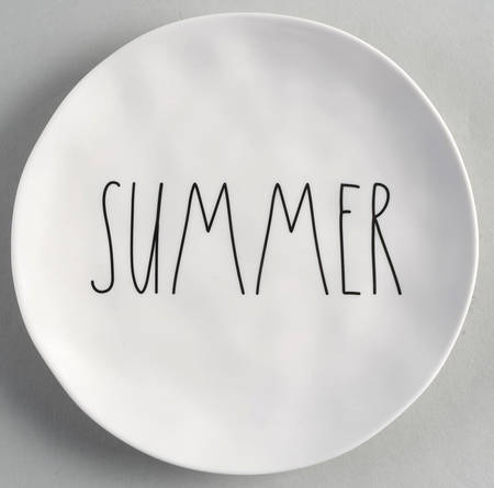Farmhouse Melamine Salad Plate