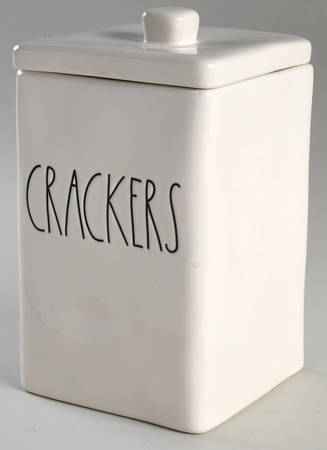 Farmhouse Cracker Jar & Lid