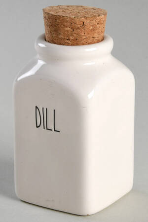 Farmhouse Small Spice Jar & Cork Stopper